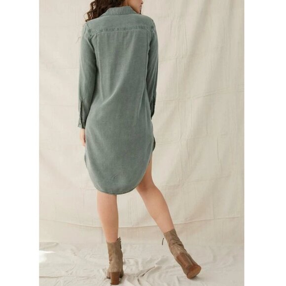 NEW Cloth & Stone Shirt Dress Size S - Picture 3 of 7